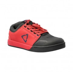 LEATT (2021) BUTY ROWEROWE 3.0 FLAT SHOE CHILLI KOLOR CZARNY/CZERWONY ROZMIAR 41.5 / 26 cm