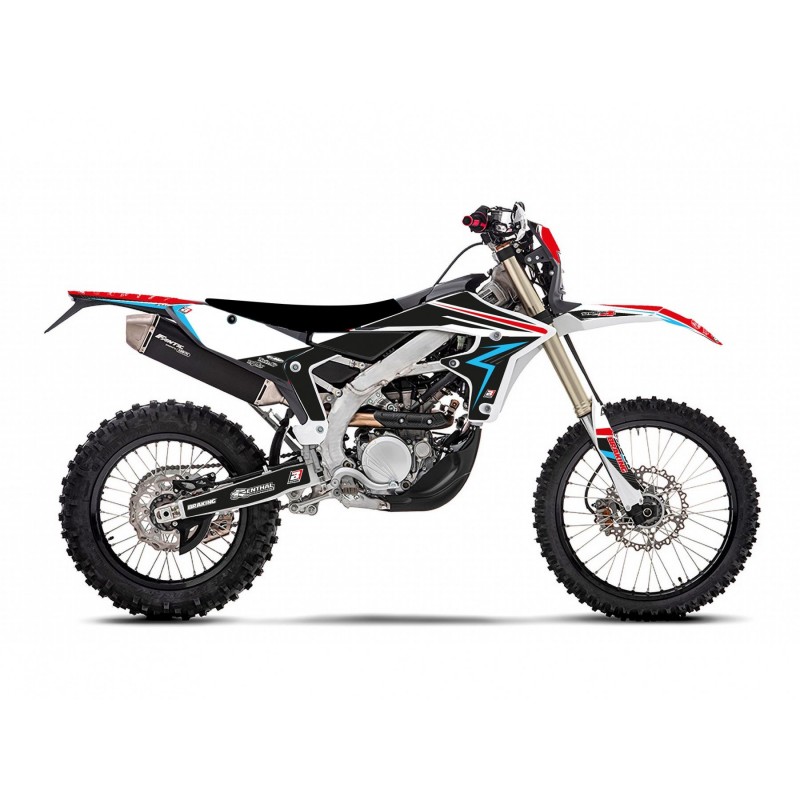 BLACKBIRD POKROWIEC / POSZYCIE NA SIEDZENIE FANTIC XXF/XEF '22-'24 XXF/XEF 450 '22-'23 ZEBRA KOLOR CZARNY CZERWONY BIAŁY