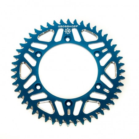 GROSSKOPF ZĘBATKA TYLNA ALUMINIOWA T7075 (ERGAL) 270 48 (27048) YAMAHA YZ/YZF '99-'21 WRF '01-'21 (JTR251.48) (ŁAŃC. 520) KOLOR