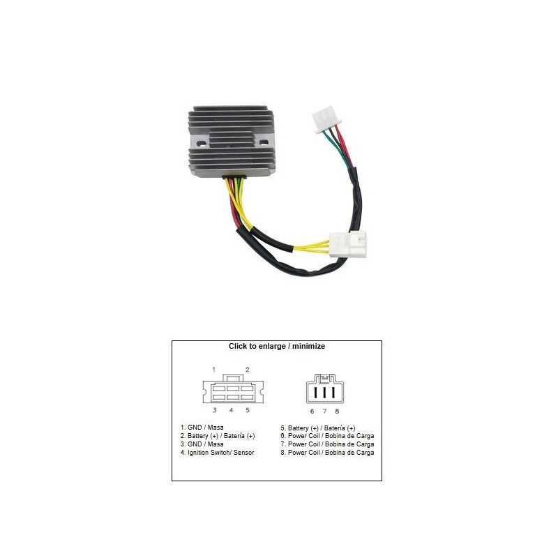 DZE REGULATOR NAPIĘCIA HONDA FSC 400 SILVERWING '04-'08 FSC 600 SILVERWING '05-'13 (35A) (31600-MCT-771)