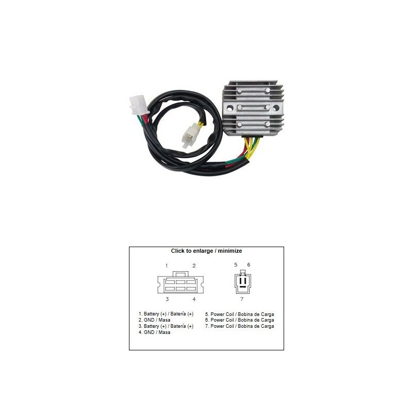 DZE REGULATOR NAPIĘCIA HONDA VT 700C SHADOW '86-'87 VT 800C SHADOW '88 (OEM 31600-MR6-000)