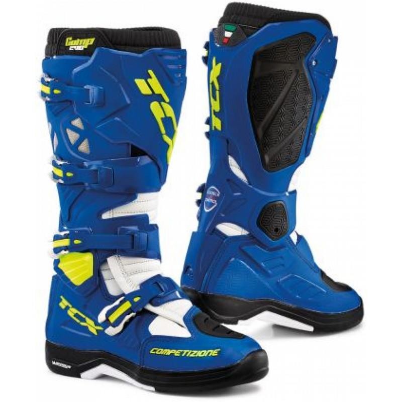 TCX BUTY CROSS COMP EVO 2 MICHELIN KOLOR NIEBIESKI/ŻÓŁTY FLUO /BIAŁY ROZMIAR 46