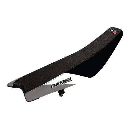 BLACKBIRD POKROWIEC/POSZYCIE NA SIEDZENIE GAS GAS EC '18-'20 DREAM 4 KOLOR CZARNY/BIAŁY/SZARY