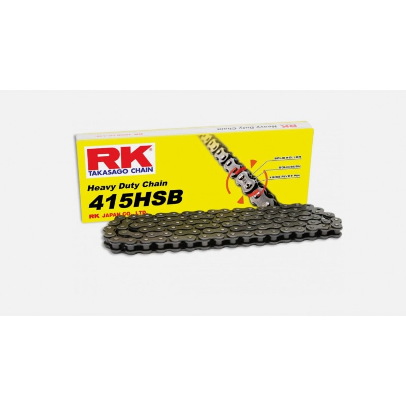 RK ŁAŃCUCH NAPĘDOWY 415HSB-120 ZAPINKA (CL) W ZESTAWIE KOLOR STANDARD (POJEMNOŚĆ: DO 110 CCM) (18,3 KN)