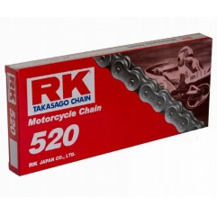 RK ŁAŃCUCH NAPĘDOWY 520-110 ZAPINKA (CL) W ZESTAWIE KOLOR STANDARD (POJEMNOŚĆ: DO 250 CCM) (29,4 KN)