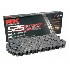 RK ŁAŃCUCH NAPĘDOWY 525ZXW-128 (XW-RING) ZAKUWKA (CLF) W ZESTAWIE KOLOR STANDARD (POJEMNOŚĆ: DO 1300 CCM) (46,4 KN)