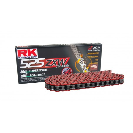RK ŁAŃCUCH NAPĘDOWY (MOTOCROSS) 520MXZ5-120 ZAPINKA (CL) W ZESTAWIE KOLOR CZERWONY (POJEMNOŚĆ: DO 500 CCM) (37,8 KN)