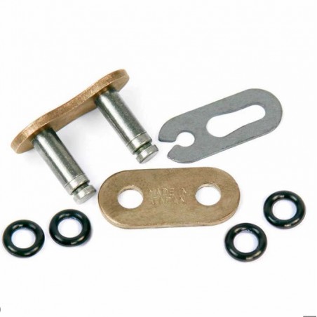 RK OGNIWO ŁĄCZĄCE - ZAPINKA (CL) 520SO (O-RING) KOLOR ZŁOTY