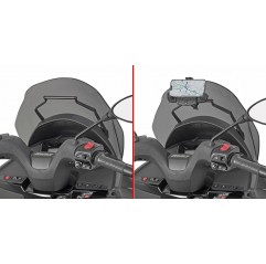 KAPPA 2025/07 POPRZECZKA DO ZAMONTOWANIA TOREB I MOCOWAŃ GPS / SMARTPHONE PIAGGIO MP3 310 '25-,