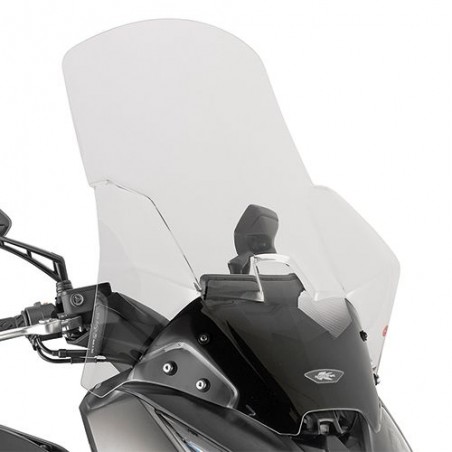 KAPPA 2025/07 SZYBA KYMCO DOWNTOWN 350 GT '24-'25 PRZEZROCZYSTA (78,5 X 59 CM) - POTRZEBNE MOCOWANIE D6126KIT