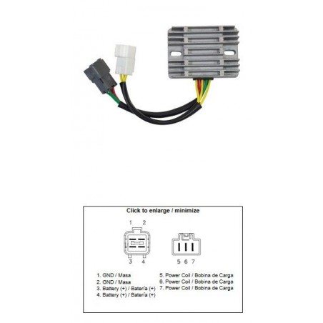 DZE REGULATOR NAPIĘCIA SUZUKI AN 400 BURGMAN '07-'16 (32800-47H50) (12A)