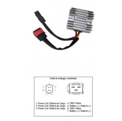 DZE REGULATOR NAPIĘCIA ROYAL ENFIELD 650 INTERCEPTOR CONTINENTAL 650GT MOFSET (OEM 148239/E) (35A)