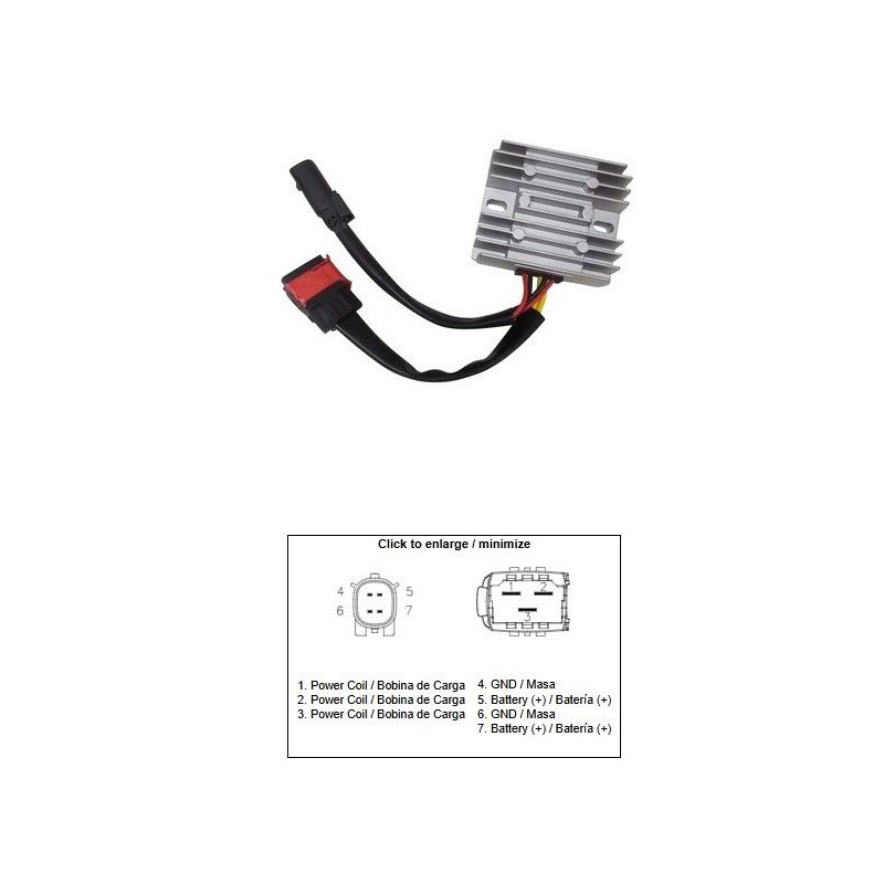 DZE REGULATOR NAPIĘCIA ROYAL ENFIELD 650 INTERCEPTOR CONTINENTAL 650GT MOFSET (OEM 148239/E) (35A)