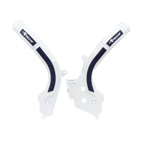 RACETECH OSŁONY RAMY (KOMPLET) BI-MATERIAL SUPER GRIP KTM SX 125/150 '16-18, SX 250 '17-18, EXC/EXCF 250/350/450 '17-19, SXF 250