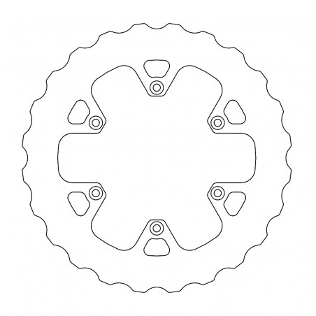 MOTO-MASTER TARCZA HAMULCOWA TYŁ (PEŁNA) FIXED MUD SERIES (BŁOTO) 240MM DO BETA 250/300/350/390/400/430/450/480/498/500 RR '13-'