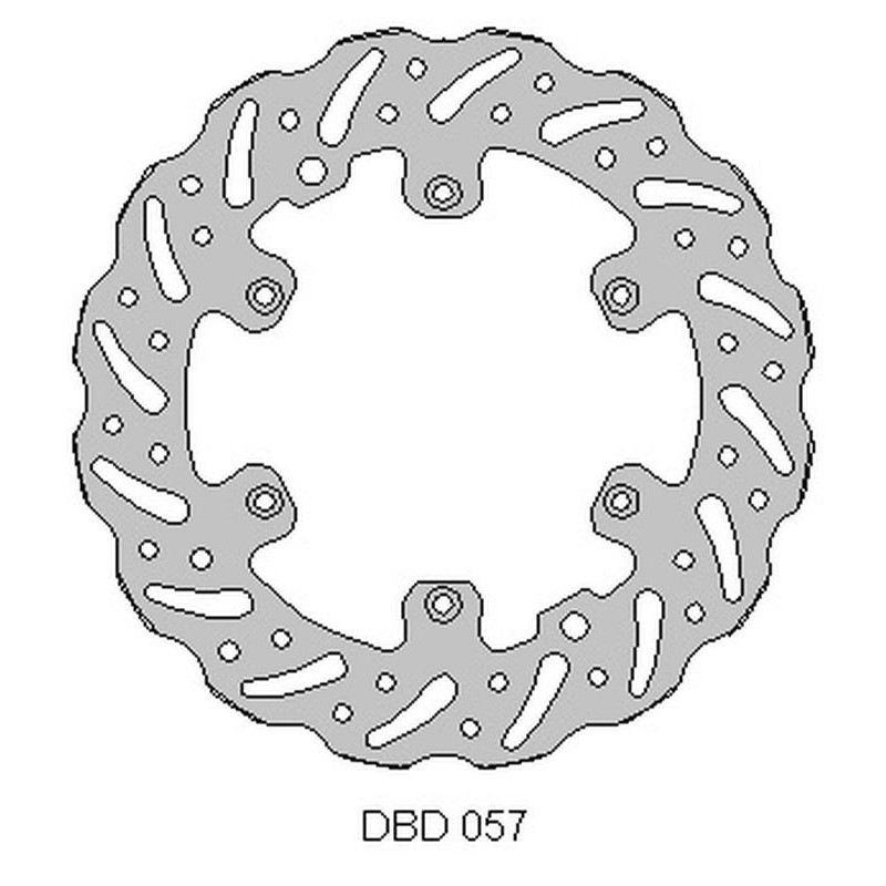 DELTA BRAKING TARCZA HAMULCOWA PRZÓD BETA 2T/4T '13-21, WAVE (260X126,5X3MM) (6X6,5MM) (NG1293)