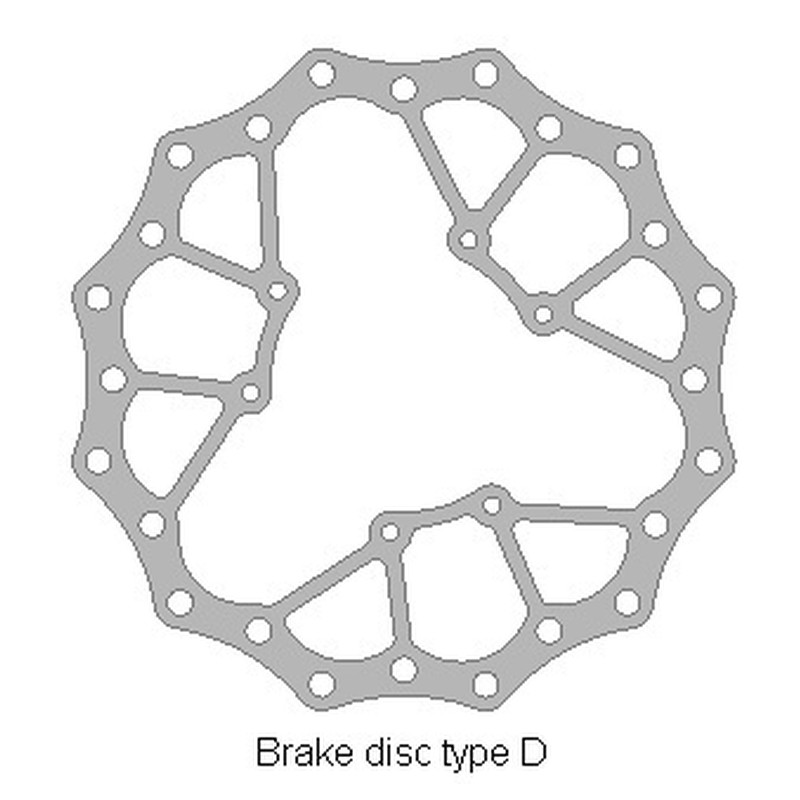 DELTA BRAKING TARCZA HAMULCOWA PRZÓD HONDA CRF 250 '15-21, CRF 450 '15-21, WAVE ULTRA LIGHT (260X101,2X4MM) (6X6,5MM) (NG1486)