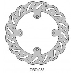 DELTA BRAKING TARCZA HAMULCOWA PRZÓD HUSQVARNA CR/WR 125 '00-13, TR/TC/WR 250 '00-13, TE/TC 450/510/610 '05-10, WAVE (260X120X3M