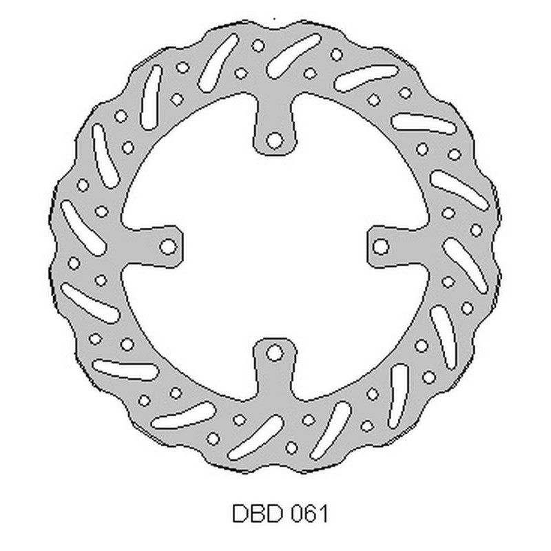 DELTA BRAKING TARCZA HAMULCOWA PRZÓD KAWASAKI KX 250 '15-21, KX 450 '15-21, WAVE (270X109,5X4MM) (4X9,5MM) (NG1151)