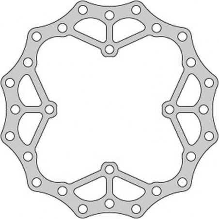 DELTA BRAKING TARCZA HAMULCOWA PRZÓD SUZUKI RMZ 250 '07-21, RMZ 450 '05-21, RMX450 '10-19, WAVE ULTRA LIGHT (250X118X3MM) (4X9,5