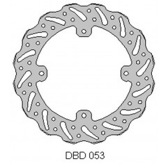 DELTA BRAKING TARCZA HAMULCOWA TYŁ HUSQVARNA TC 85 '14-20, KTM SX 85 '11-20, 250/350 FREERIDE '12-19, WAVE (210X110X3MM) (4X6,5M