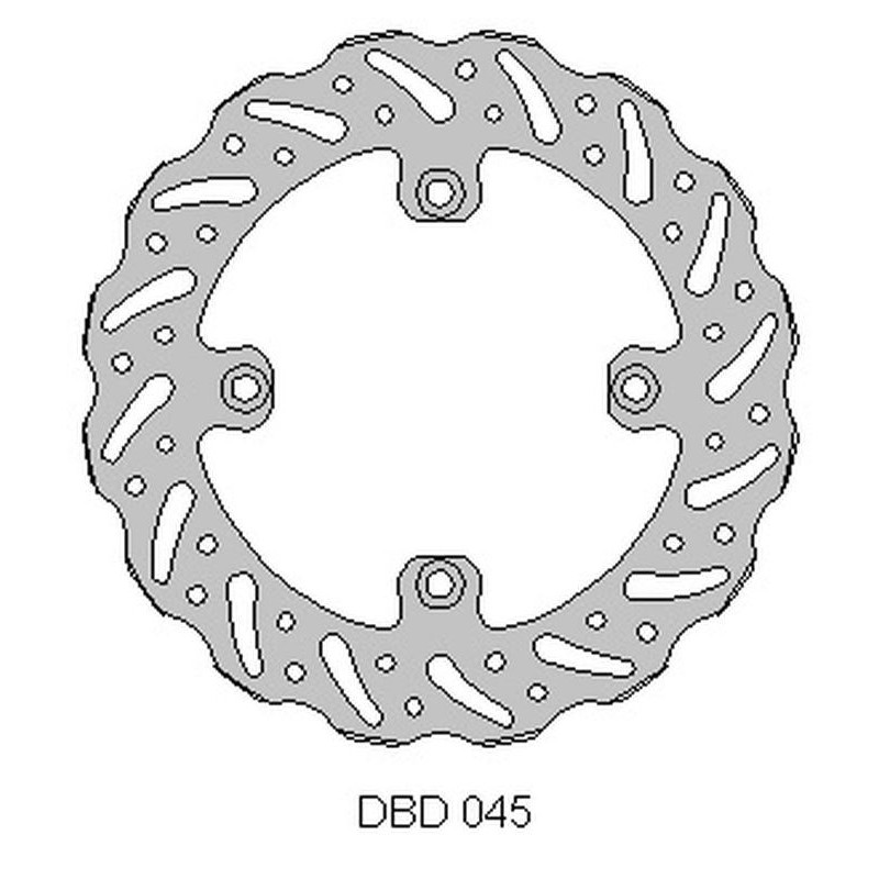 DELTA BRAKING TARCZA HAMULCOWA TYŁ BETA 250 RR '05-12, 525 RR '05-12, WAVE (260X120,3X4MM) (4X8,5MM) (NG1264)