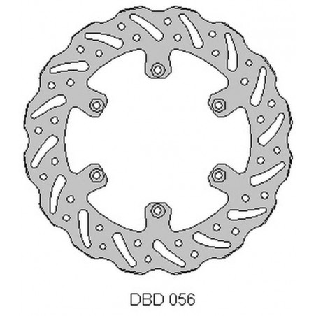 DELTA BRAKING TARCZA HAMULCOWA TYŁ BETA 2T/4T '13-21, WAVE (220X108,2X4MM) (6X6,5MM) (NG1294)