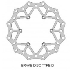 DELTA BRAKING TARCZA HAMULCOWA TYŁ BETA 2T/4T '13-21, WAVE ULTRA LIGHT (220X108,2X4MM) (6X6,5MM) (NG1294)
