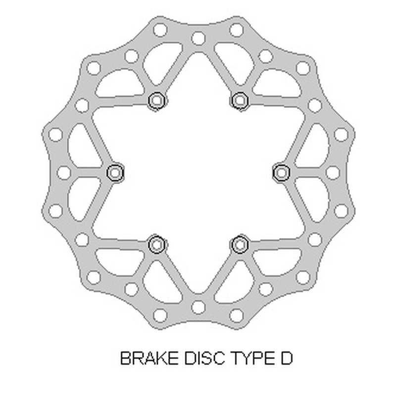 DELTA BRAKING TARCZA HAMULCOWA TYŁ BETA 2T/4T '13-21, WAVE ULTRA LIGHT (220X108,2X4MM) (6X6,5MM) (NG1294)
