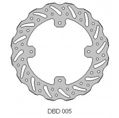 DELTA BRAKING TARCZA HAMULCOWA TYŁ HONDA CR 125 '02-07, CRF 250 '04-14' -CRF 250 X 04-17' CRF 450 WAVE (240X121X4MM) (4X6,5MM) (