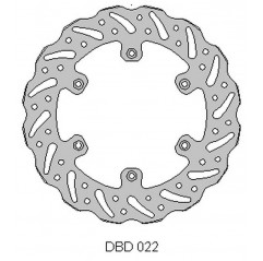 DELTA BRAKING TARCZA HAMULCOWA TYŁ SUZUKI RM 125 '88-10, RM 250 '88-10, DRZ 250 '01-07, YAMAHA YZ 125 '01-16, YZ/YZF/WR 250 '01-