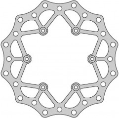 DELTA BRAKING TARCZA HAMULCOWA TYŁ YAMAHA YZ 125 '02-21, WRF 250 '02-21, WR 250 '02-07, YZ/YZF 250 '02-21, WRF/YZF '02-21, WAVE 