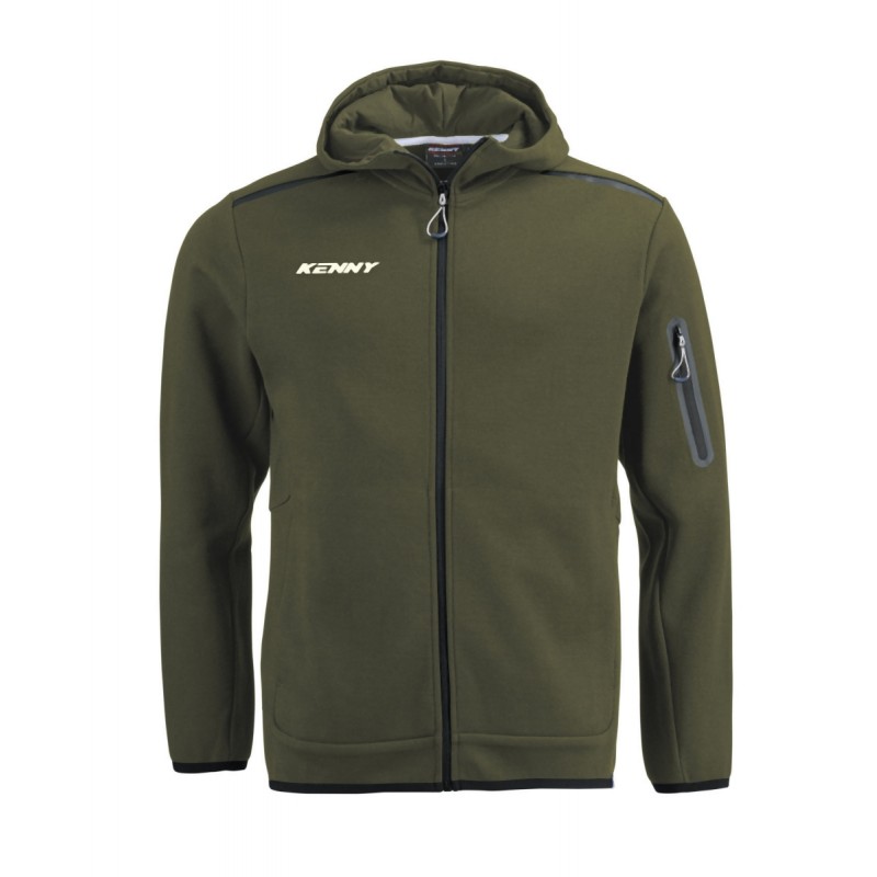 KENNY RACING BLUZA Z KAPTUREM MODEL CORE KAKI KOLOR ZIELONY ROZMIAR S