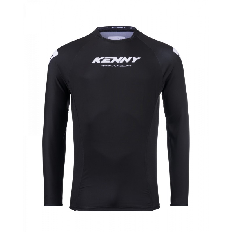 KENNY RACING KOSZULKA CROSS/ENDURO MODEL TITANIUM BLACK KOLOR CZARNY/BIAŁY ROZMIAR XXL