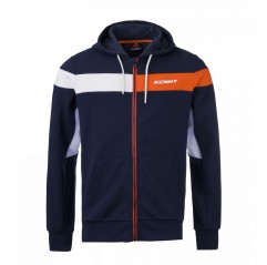 KENNY RACING BLUZA Z KAPTUREM MODEL RACING KOLOR NIEBIESKI/POMARAŃCZOWY/BIAŁY ROZMIAR XXL