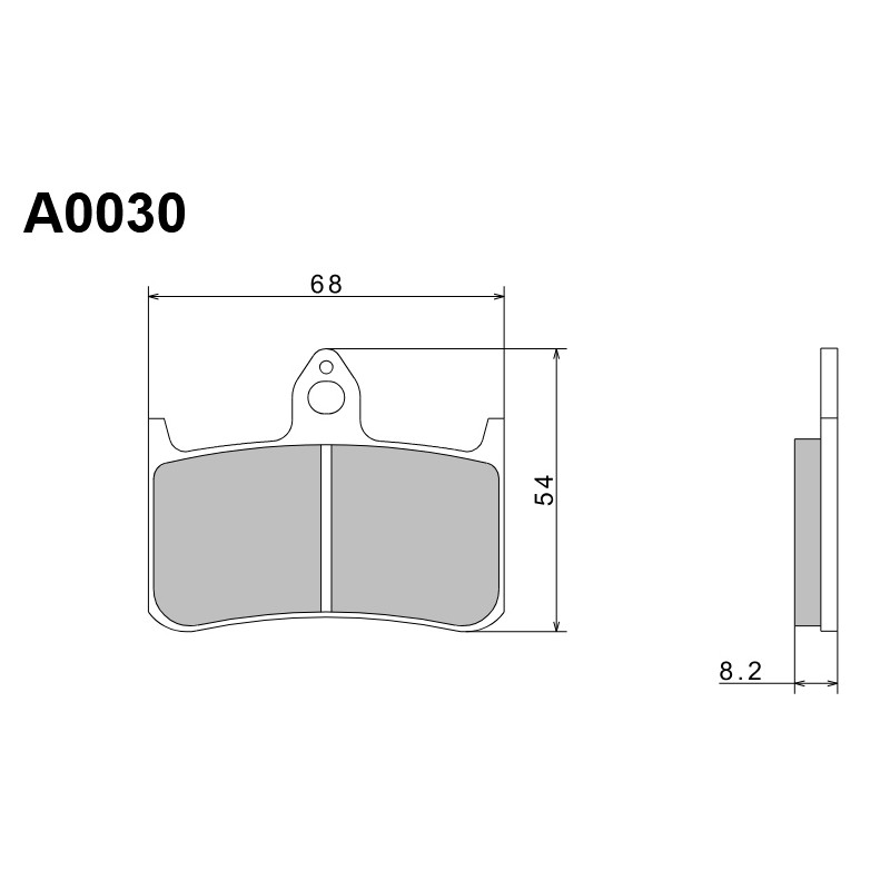 NISSIN KLOCKI HAMULCOWE KH187 PREMIUM SEMI-METALLIC (SPIEK METALICZNY) (ECE R90) (MADE IN JAPAN) (2P-203NS)