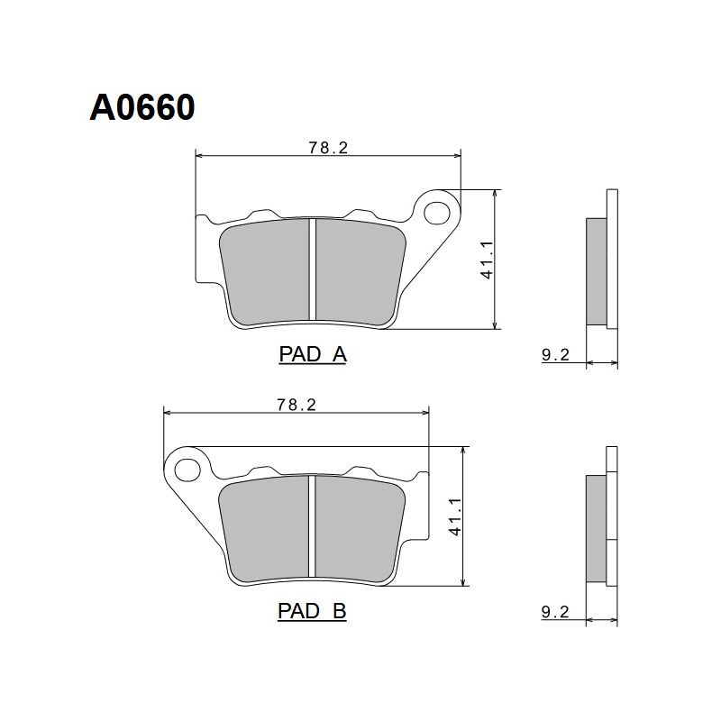 NISSIN KLOCKI HAMULCOWE KH208 PREMIUM SEMI-METALLIC (SPIEK METALICZNY) (ECE R90) (MADE IN JAPAN) (2P-275NS)