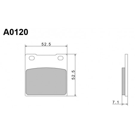 NISSIN KLOCKI HAMULCOWE KH63 / KH161 PREMIUM SEMI-METALLIC (SPIEK METALICZNY) (ECE R90) (MADE IN JAPAN) (2P-213NS)