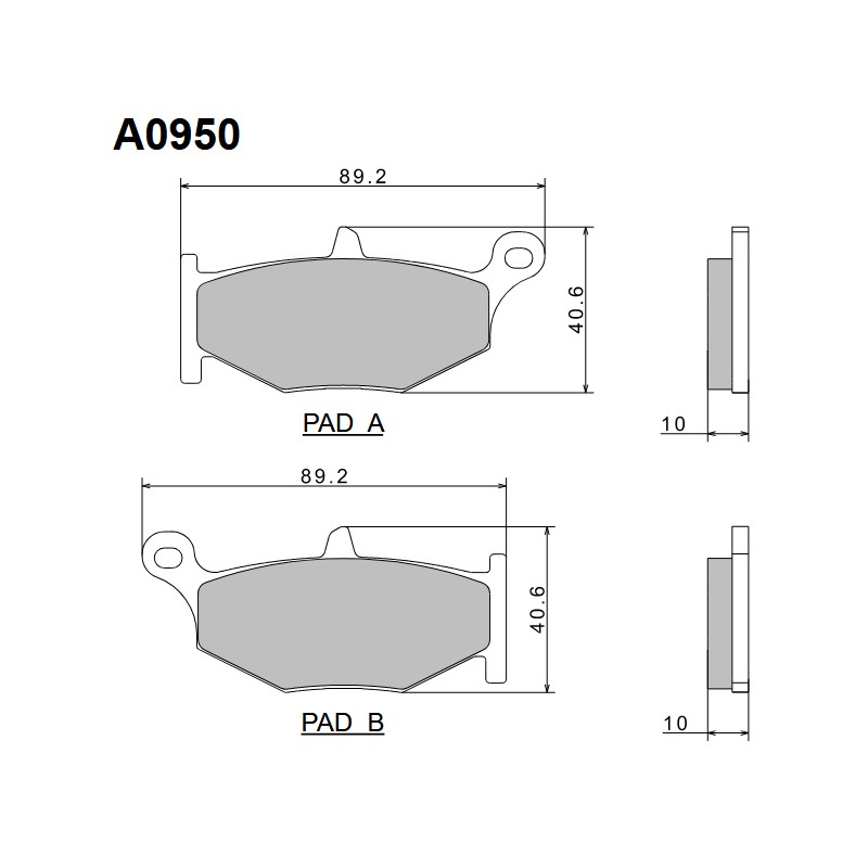 NISSIN KLOCKI HAMULCOWE KH419 PREMIUM SEMI-METALLIC (SPIEK METALICZNY) (ECE R90) (MADE IN JAPAN) (2P-319NS)