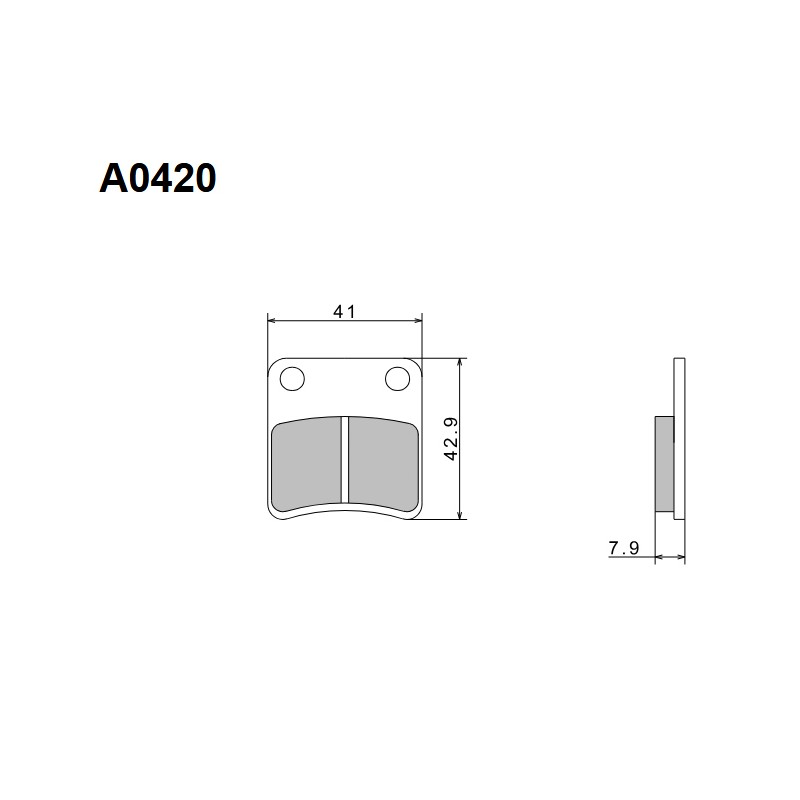 NISSIN KLOCKI HAMULCOWE KH257 PREMIUM SEMI-METALLIC (SPIEK METALICZNY) (ECE R90) (MADE IN JAPAN) (2P-246NS)