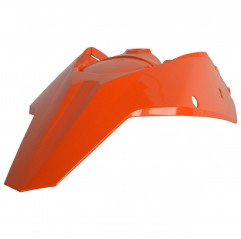 POLISPORT BŁOTNIK TYŁ KTM SX 125/250 '07-'10 EXC 125/200/250/300 '08-'11 KOLOR POMARAŃCZOWY (Z MOCOWANIEM LAMPY)