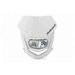 POLISPORT LAMPA PRZEDNIA MODEL HALO LED (ŻARÓWKA LEDOWA -PRĄD STAŁY 12V) KOLOR BIAŁY
