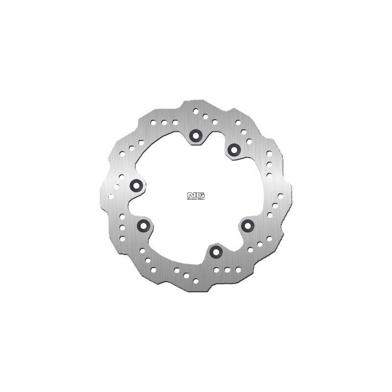 NG 2021/06 TARCZA HAMULCOWA TYŁ SUZUKI DR 600/650/750/800 '86-97 (250x134,5x4MM) (6X10,5MM) WAVE