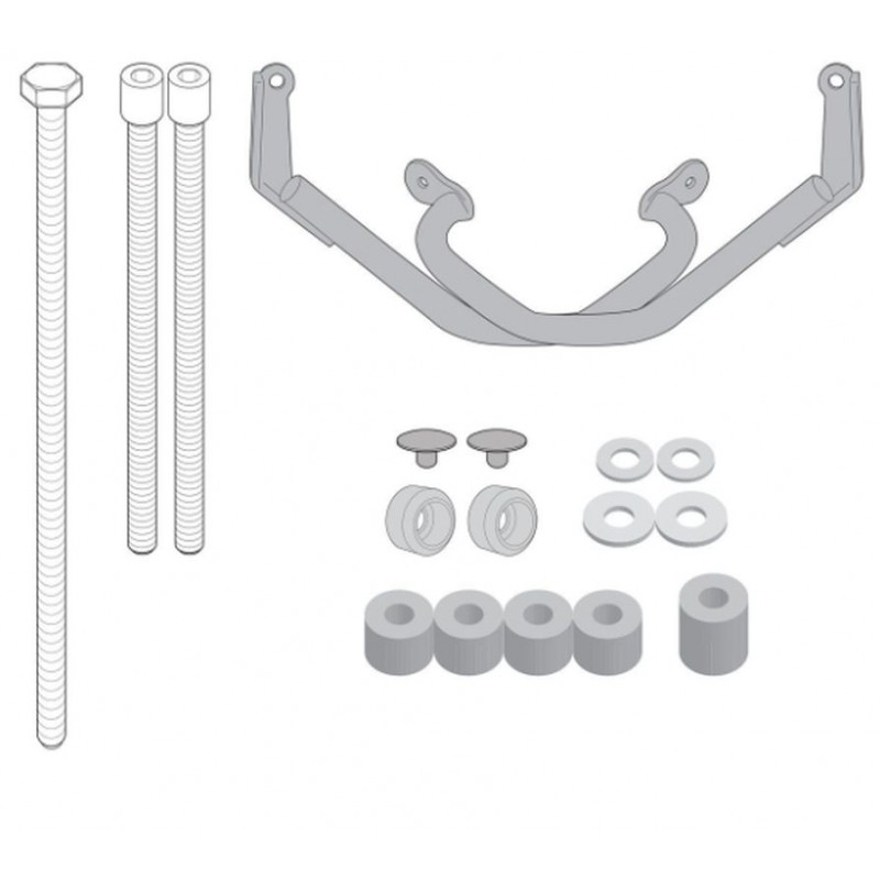 KAPPA GMOLE OSŁONY SILNIKA CF MOTO CL 700X '21- CZARNE