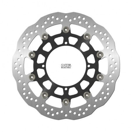 NG 2021/06 TARCZA HAMULCOWA PRZÓD HUSQVARNA NOX570 '01-03, SM510/610 '05-10, SMR630 '05-13 (320X120X5MM) (4X8,5MM) WAVE PŁYWAJĄC