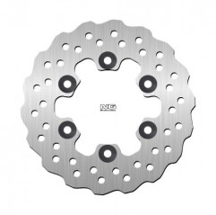 NG 2021/06 TARCZA HAMULCOWA TYŁ KAWASAKI KLX125 '10-17 (190X84X4MM) (6X10,5MM) WAVE