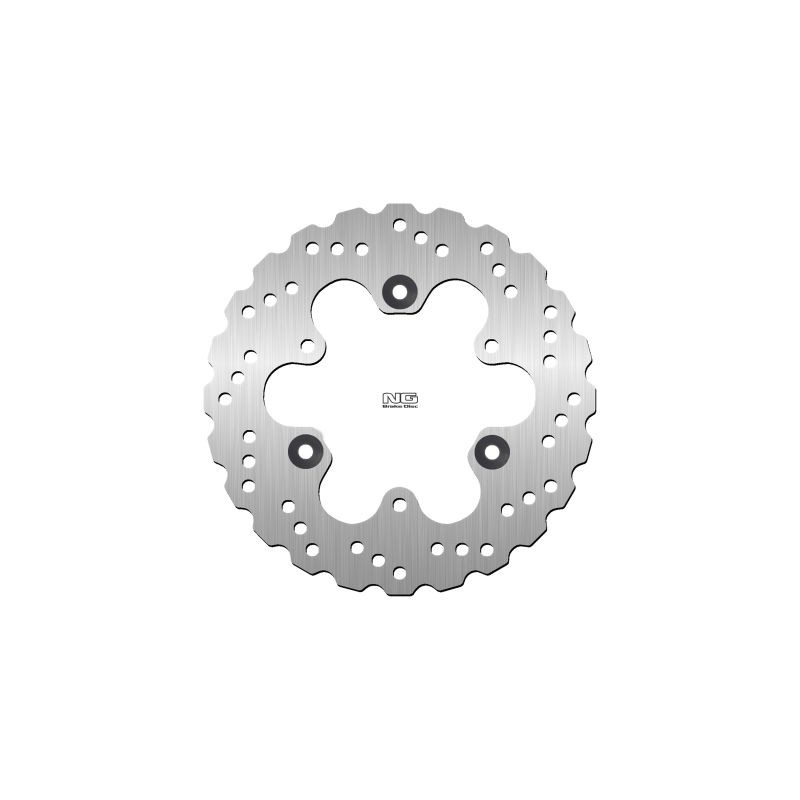 NG 2021/06 TARCZA HAMULCOWA TYŁ KAWASAKI 250 NINJA '13-18 (220X100X5MM) (3X10,5MM) WAVE