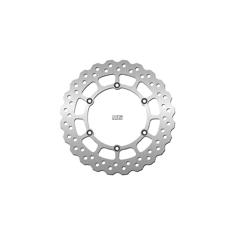 NG 2021/06 TARCZA HAMULCOWA PRZÓD YAMAHA WR/YZ125/250 '92-00, WR/YZ400 '98-00 (245X118X3MM) (6X6,5MM) WAVE