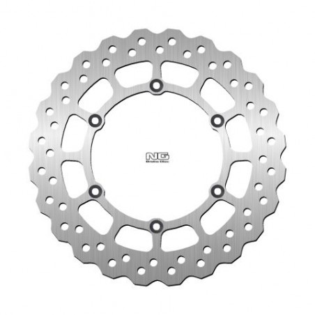 NG 2021/06 TARCZA HAMULCOWA PRZÓD YAMAHA WR/YZ125/250 '92-00, WR/YZ400 '98-00 (245X118X3MM) (6X6,5MM) WAVE