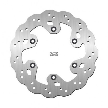 NG 2021/06 TARCZA HAMULCOWA TYŁ YAMAHA WR125/250/YZ125 '98-02, WR400/426 '99-01 (240X115X4MM) (6X6,5MM) WAVE